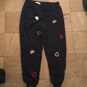 Lou & Grey Black Heart Pants